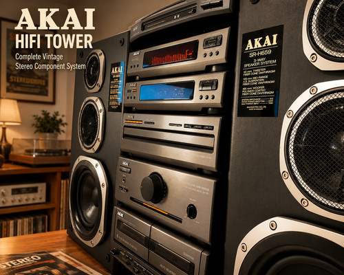 Akai hifi tower - akai,