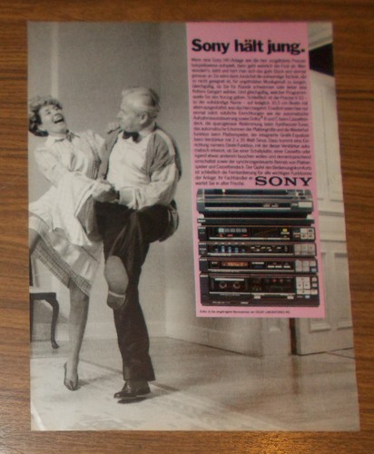 Rara pubblicità vintage - , sony